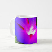 Kaffee-Tasse mit niedlichen lila Blumen Kaffeetasse (Vorderseite Links)