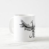 Kaffee-Tasse mit Phoenix-Entwurf Kaffeetasse (Vorderseite Links)