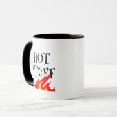 Kaffee-Tasse mit Rot-Feuer-Flammen Tasse (Vorderseite Links)