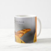 Kaffee-Tasse mit Schmetterling Kaffeetasse (VorderseiteRechts)
