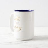 Kaffee-Tasse mit Scripture - Matthew-5:16 Zweifarbige Tasse (Vorderseite Links)