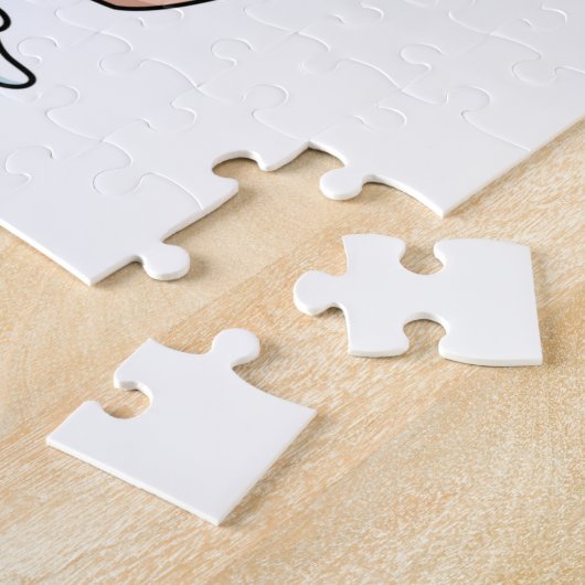 Kaffee-Tasse mit Sonnenbrille Puzzle (Seite)