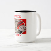 KAFFEE-TASSE NATICKS REDMEN ZWEIFARBIGE TASSE (VorderseiteRechts)