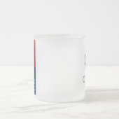 Kaffee-Tasse Obama '08 - "FORTSCHRITT " Mattglastasse (Mittel)