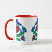 Kaffee-Tasse - PA-Holländer Distelfink Entwurf Tasse (Links)