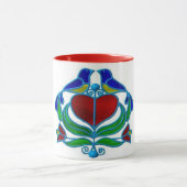 Kaffee-Tasse - PA-Holländer Distelfink Entwurf Tasse (Zentrum)