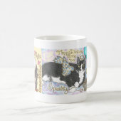 Kaffee-Tasse Piperspuddycats Geburtstags-Feier Kaffeetasse (VorderseiteRechts)