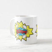 Kaffee Tasse - Pop Art Boom (Vorderseite Links)