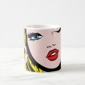 Kaffee-Tasse - Pop Art O-K Kaffeetasse (Mittel)