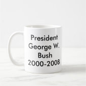 Kaffee-Tasse Präsidenten-Bush Kaffeetasse (Links)