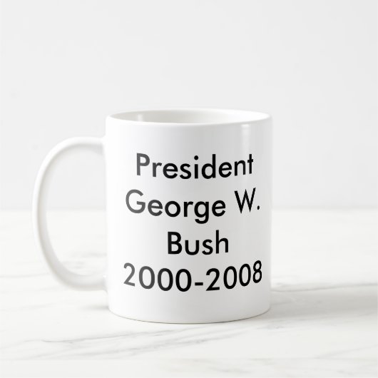 Kaffee-Tasse Präsidenten-Bush Kaffeetasse (Links)