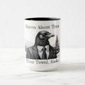 Kaffee-Tasse, Raven About Town - Stadt individuell Tasse (Zentrum)