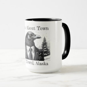 Kaffee-Tasse, Raven About Town - Stadt individuell Tasse