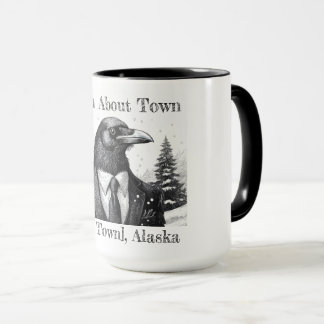 Kaffee-Tasse, Raven About Town - Stadt individuell Tasse