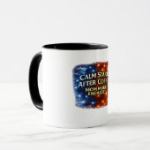 Kaffee-Tasse 'Ruhig wird es nach Kaffee, Mama-Modu Tasse (Vorderseite Links)