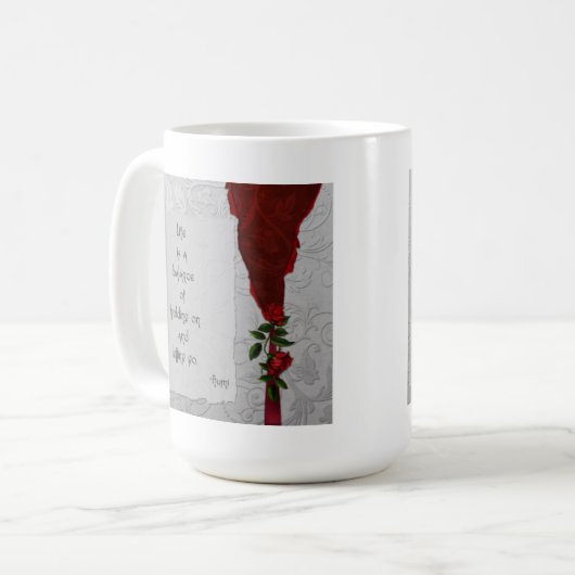 Kaffee-Tasse, Rumi Zitat Kaffeetasse (Vorderseite Links)