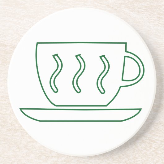 Kaffee Tasse Sketch Untersetzer (Vorne)