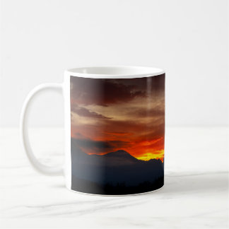 Kaffee Tasse Sonnenuntergang