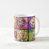 Kaffee-Tasse - sortierte Charaktere Kaffeetasse (VorderseiteRechts)