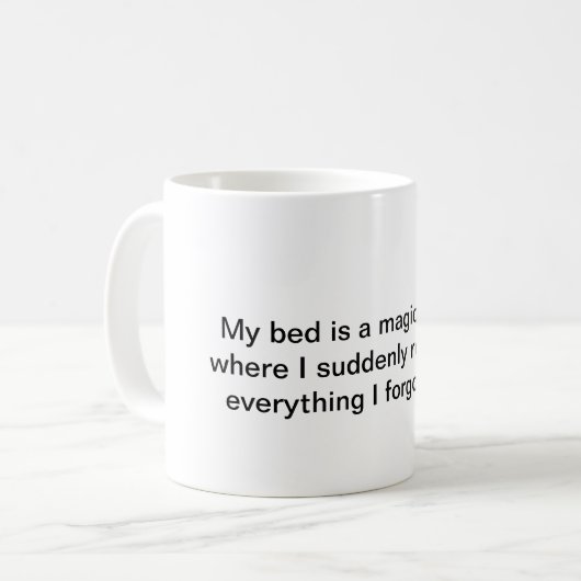 Kaffee-Tasse Spaß Kaffeetasse (Vorderseite Links)