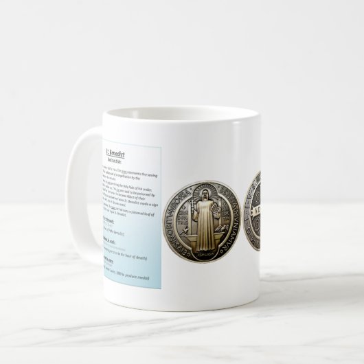 Kaffee-Tasse St. Benedict Kaffeetasse (Vorderseite Links)
