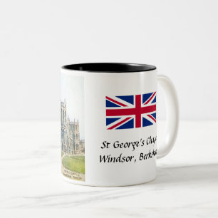 Kaffee-Tasse - St. Georgs Kapelle, Windsor Zweifarbige Tasse