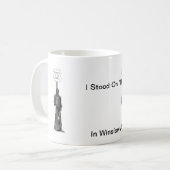 Kaffee-Tasse Standin auf "DER" Ecke in Winslow! Kaffeetasse (Vorderseite Links)