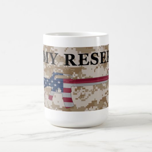 Kaffee-Tasse TAN der Armee-Reserve-M16 Kaffeetasse (Mittel)