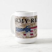 Kaffee-Tasse TAN der Armee-Reserve-M16 Kaffeetasse (Vorderseite Links)