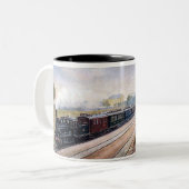 Kaffee-Tasse - The Orient Express Zweifarbige Tasse (Vorderseite Links)