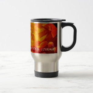 KAFFEE TASSE TRAVEL Entschlossenheit & Courage Off