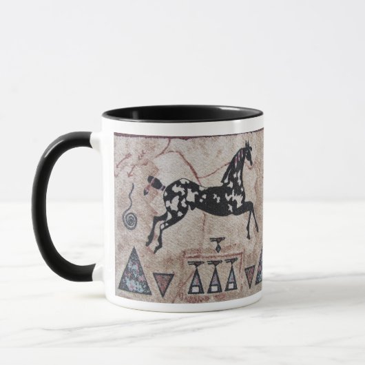 Kaffee-Tasse--Ureinwohner-Kunst Tasse (Links)