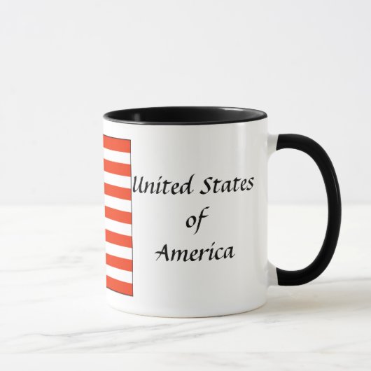 Kaffee-Tasse - US-Flagge Tasse (Rechts)