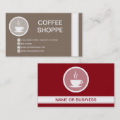 KAFFEE-TASSE VISITENKARTE (Vorne/Hinten)