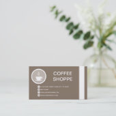 KAFFEE-TASSE VISITENKARTE (Stehend Vorderseite)