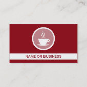 KAFFEE-TASSE VISITENKARTE (Rückseite)