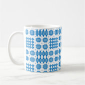 Kaffee-Tasse: Waliser-Tapisserie-Muster, helles Tasse (Links)