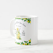 Kaffee-Tasse, wenn das Leben dir Zitronen gibt Kaffeetasse (Vorderseite Links)