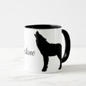 Kaffee Tasse-Yellowstone Wolf Tasse (VorderseiteRechts)