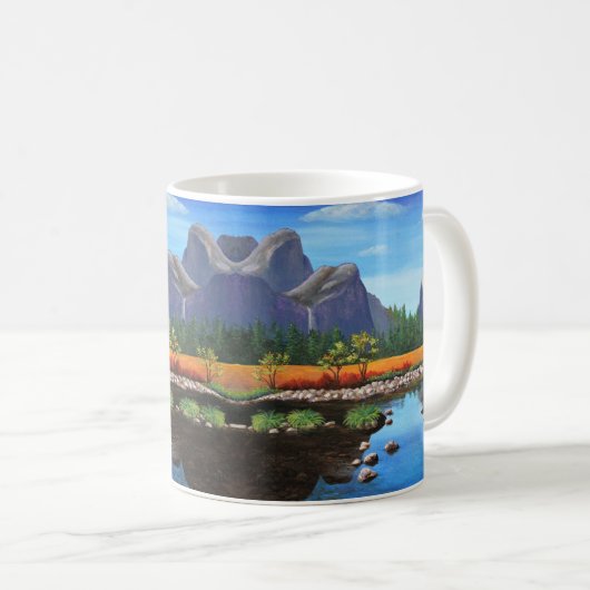 Kaffee-Tasse - Yosemite-Tal Kaffeetasse (VorderseiteRechts)
