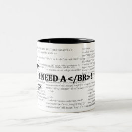 Kaffee-Tasse Zweifarbige Tasse