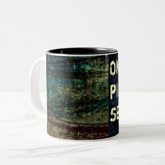 Kaffee-Tasse Zweifarbige Tasse (Vorderseite Links)