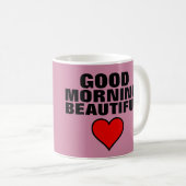 Kaffee-Tassen des GUTEN MORGENS DES VALENTINES Kaffeetasse (VorderseiteRechts)