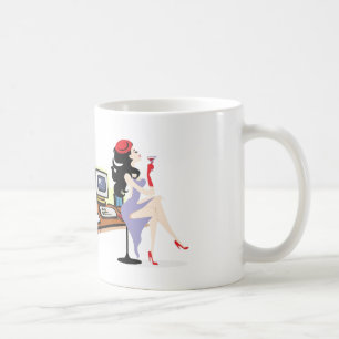 Kaffee-Tassen-Diva des Verwaltungsassistenten Kaffeetasse