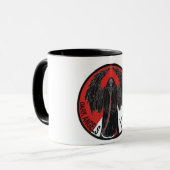 Kaffee-Tassen-Dunkelheits-Engel Tasse (Vorderseite Links)