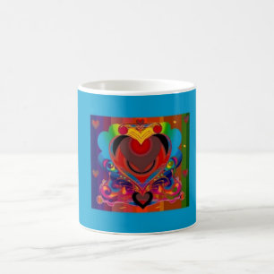 Kaffee-Tassen-Herz 01 Kaffeetasse