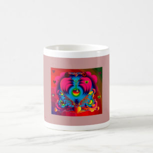 Kaffee-Tassen-Herz 04 Kaffeetasse