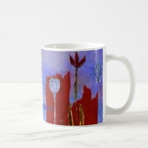Kaffee-Tassen-'Mohnblumen Kaffeetasse