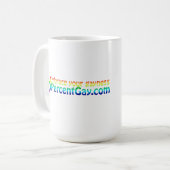 Kaffee-Tassen-Schablone durch PercentGay.com Kaffeetasse (Vorderseite Links)