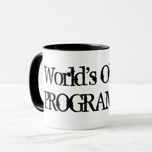 Kaffee-Tassen-Spaß WeltOkayest Programmierers | Tasse (Vorderseite Links)